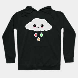 Kawaii Cloud | Rainbow Rain Hoodie